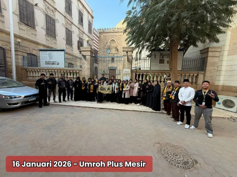 Dokumentasi jamaah umroh plus Mesir Jannah Firdaus Travel